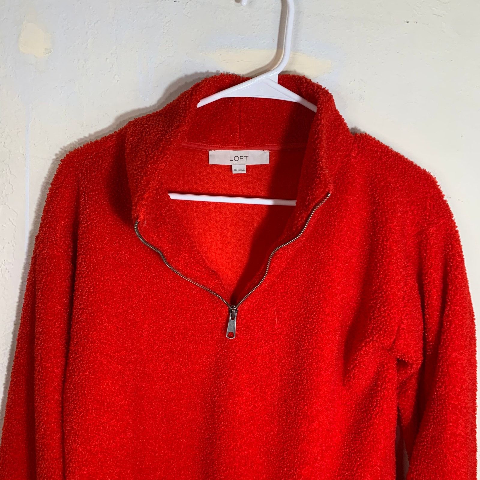 Loft LOFT Women's Long Sleeve Pull Over Red Top Size XS Size XS / US 0-2 / IT 36-38 - 6 Thumbnail