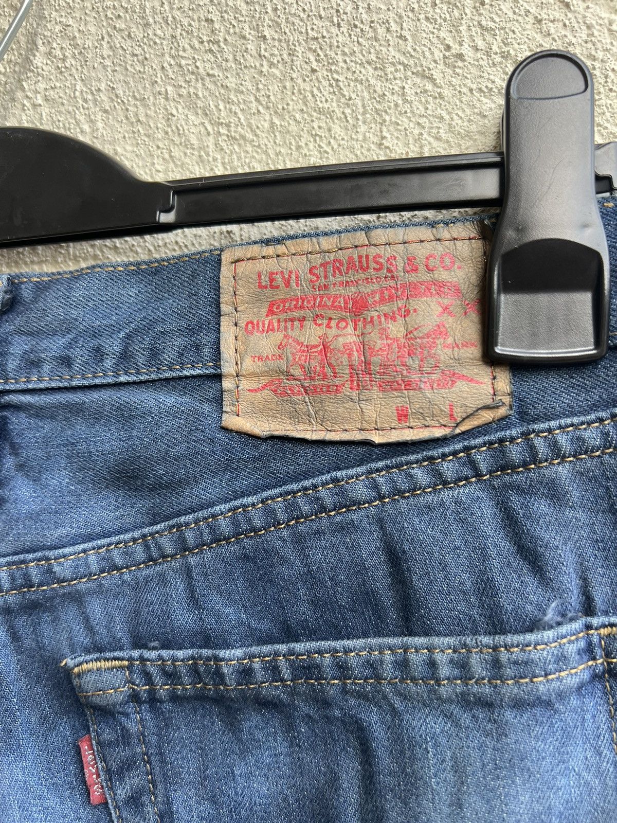 Levi's Vintage 2007 Levi’s 517 Bleached Waxed Denim Bootcut Jeans Size US 30 / EU 46 - 18 Thumbnail