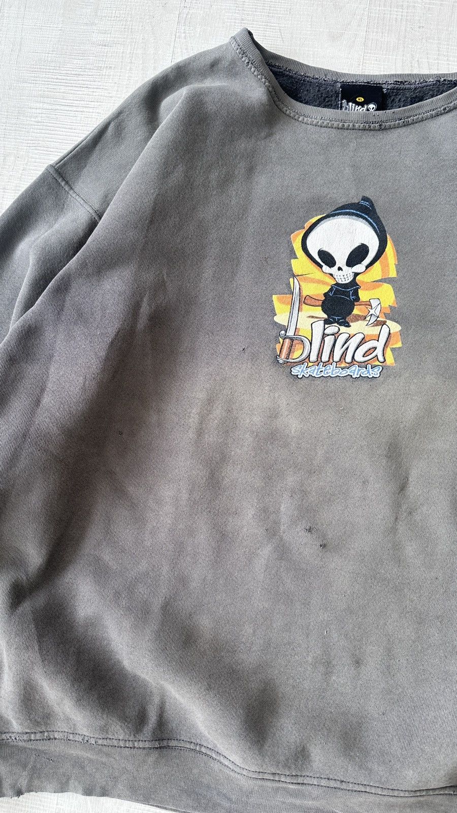Blind Skateboards Blind Skateboards Sweatshirt USA Reaper Faded Y2K Skate XL Size US XL / EU 56 / 4 - 9 Thumbnail