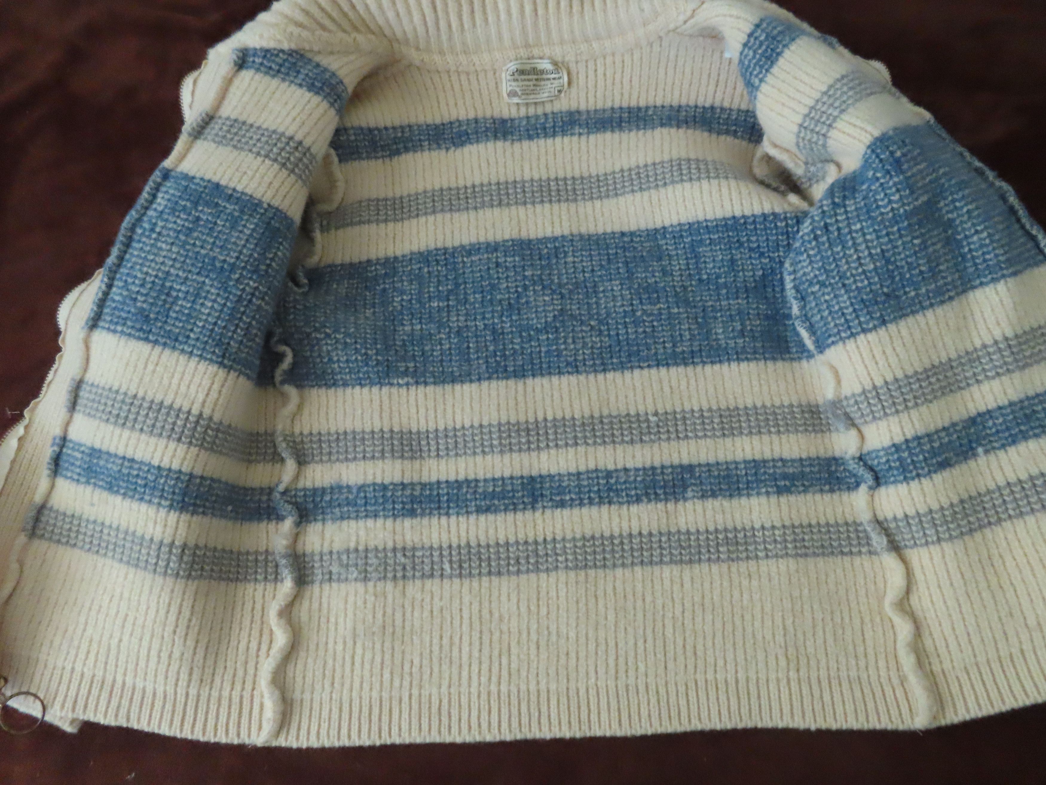 Pendleton × Vintage VTG 70s Mens Pendleton USA Sweater Jacket Lebowski Cowichan Size US M / EU 48-50 / 2 - 3 Thumbnail