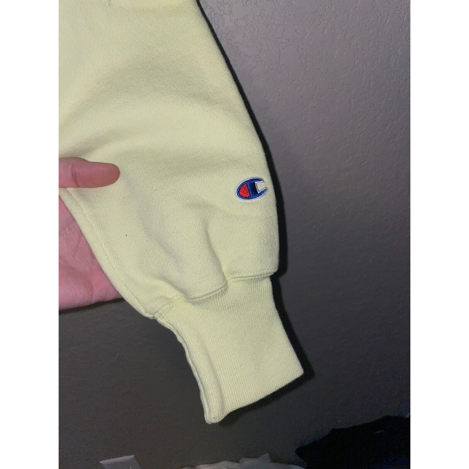 Champion Champion Reverse Weave Yellow Hoodie Pullover Jacket S Small Size US S / EU 44-46 / 1 - 7 Thumbnail