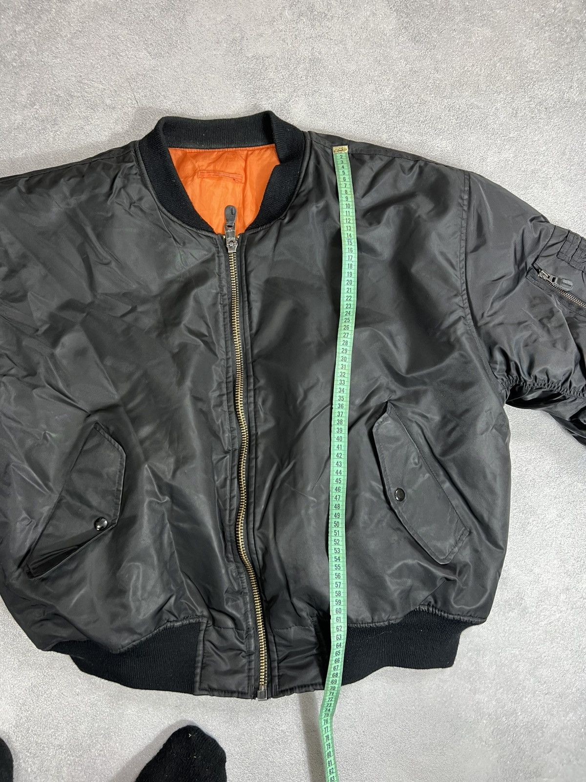 Vintage VTG MA-1 FlY ARCHIVE MADE IN USA RETRO REVERSIBLE Jacket Size US XL / EU 56 / 4 - 17 Thumbnail