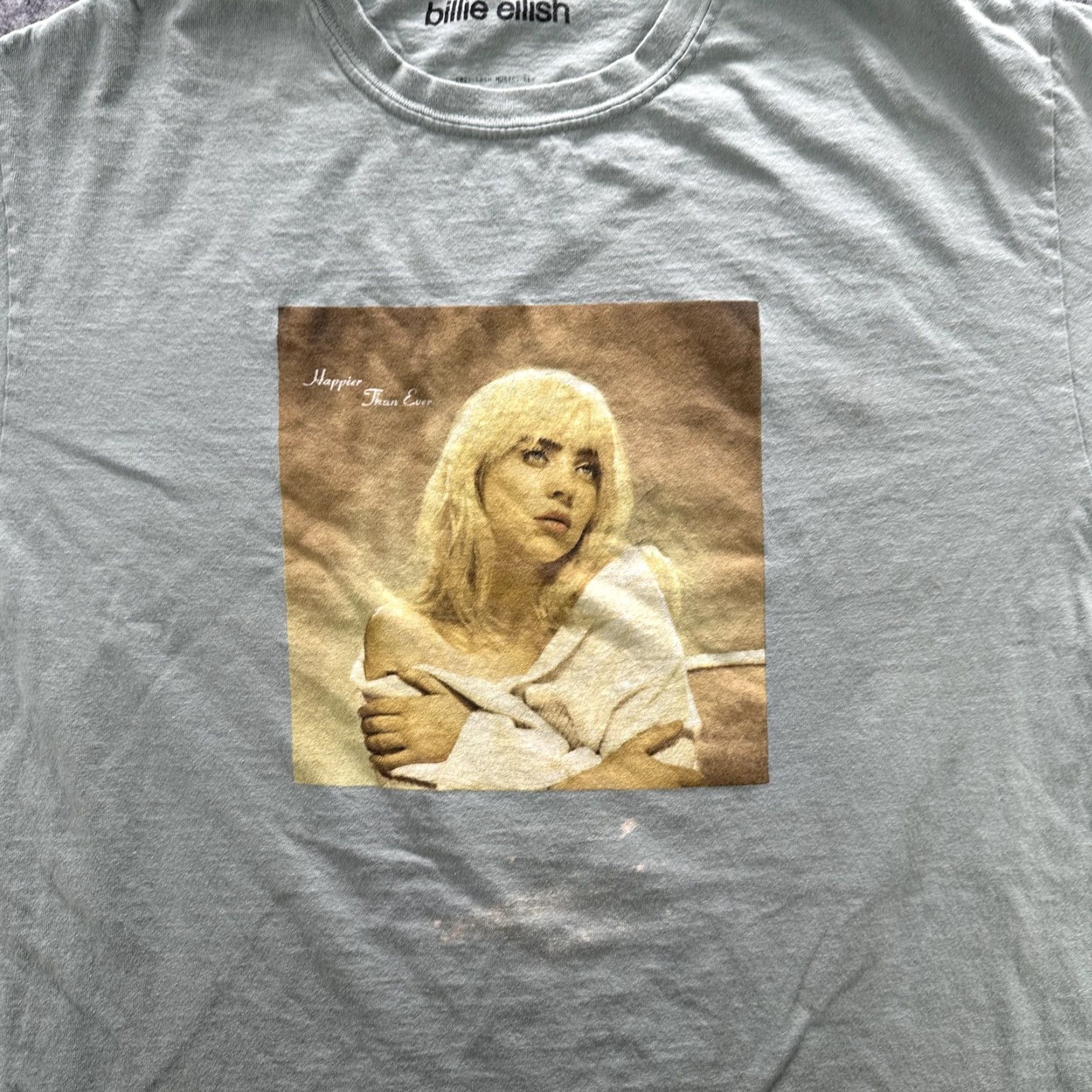 Vintage Billie Eilish Shirt Mens Large Happier Than Ever Album Tour T-Shirt 2021 Band Size US L / EU 52-54 / 3 - 3 Thumbnail