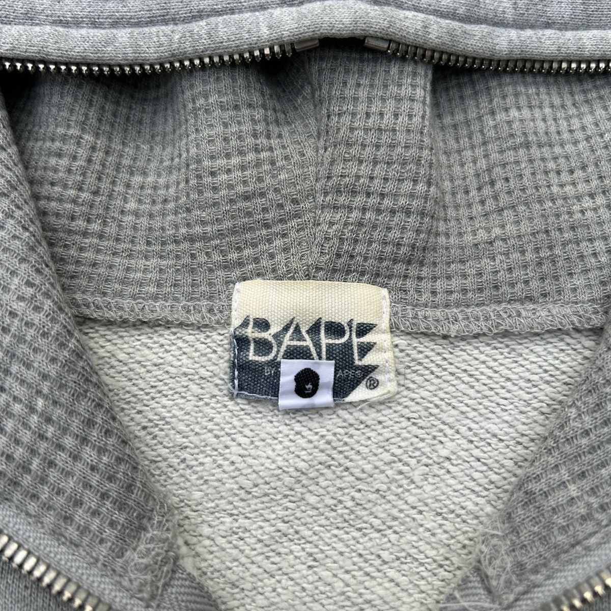 Bape × Swarovski Vintage Bape Swarovski College Logo Full Zip Hoodie Size US M / EU 48-50 / 2 - 12 Thumbnail