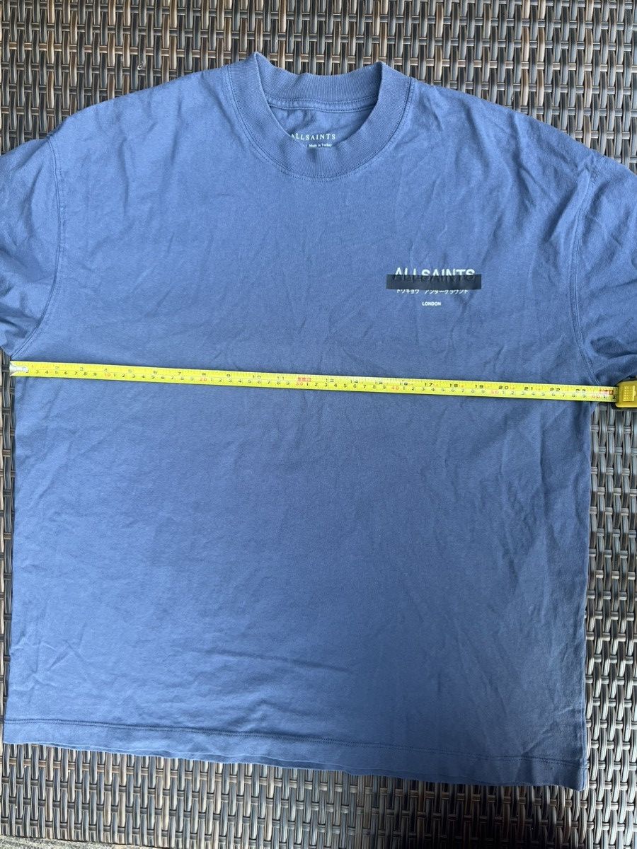 Allsaints REDACT OVERSIZED EMBROIDERED LOGO T-SHIRT Size US M / EU 48-50 / 2 - 2 Thumbnail