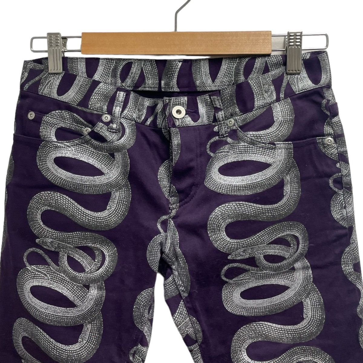 Hysteric Glamour Hysteric glamour purple snake denim | Grailed