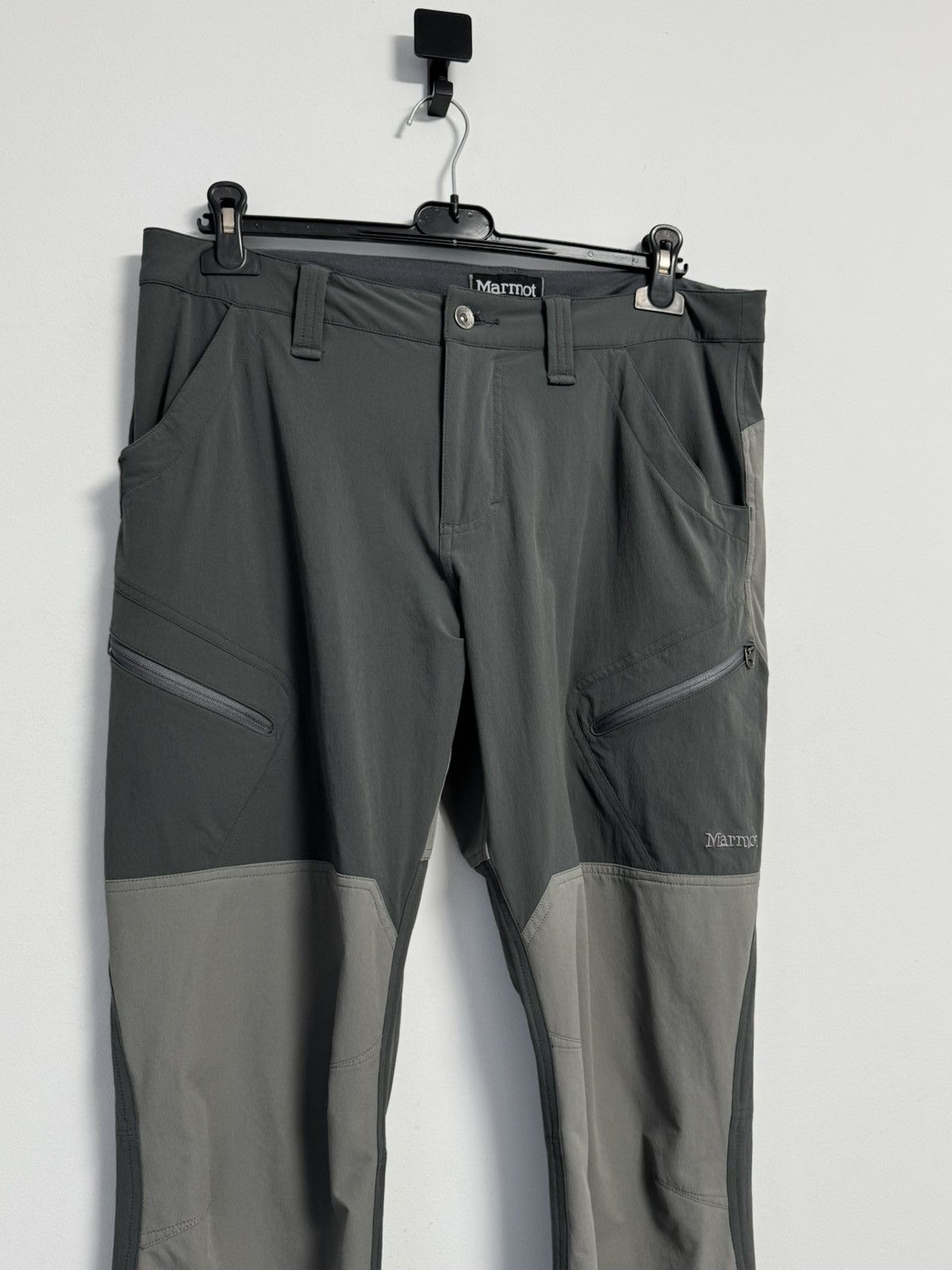 Marmot Marmot Softshell Hiking Pants Two-Tone Stretch Outdoor Zip Size US 34 / EU 50 - 2 Thumbnail