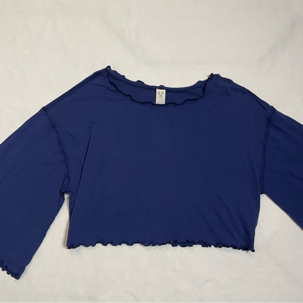 Free People NWT New Free People We the Free Bird Gang Blue Top Size M Size M / US 6-8 / IT 42-44 - 6 Thumbnail