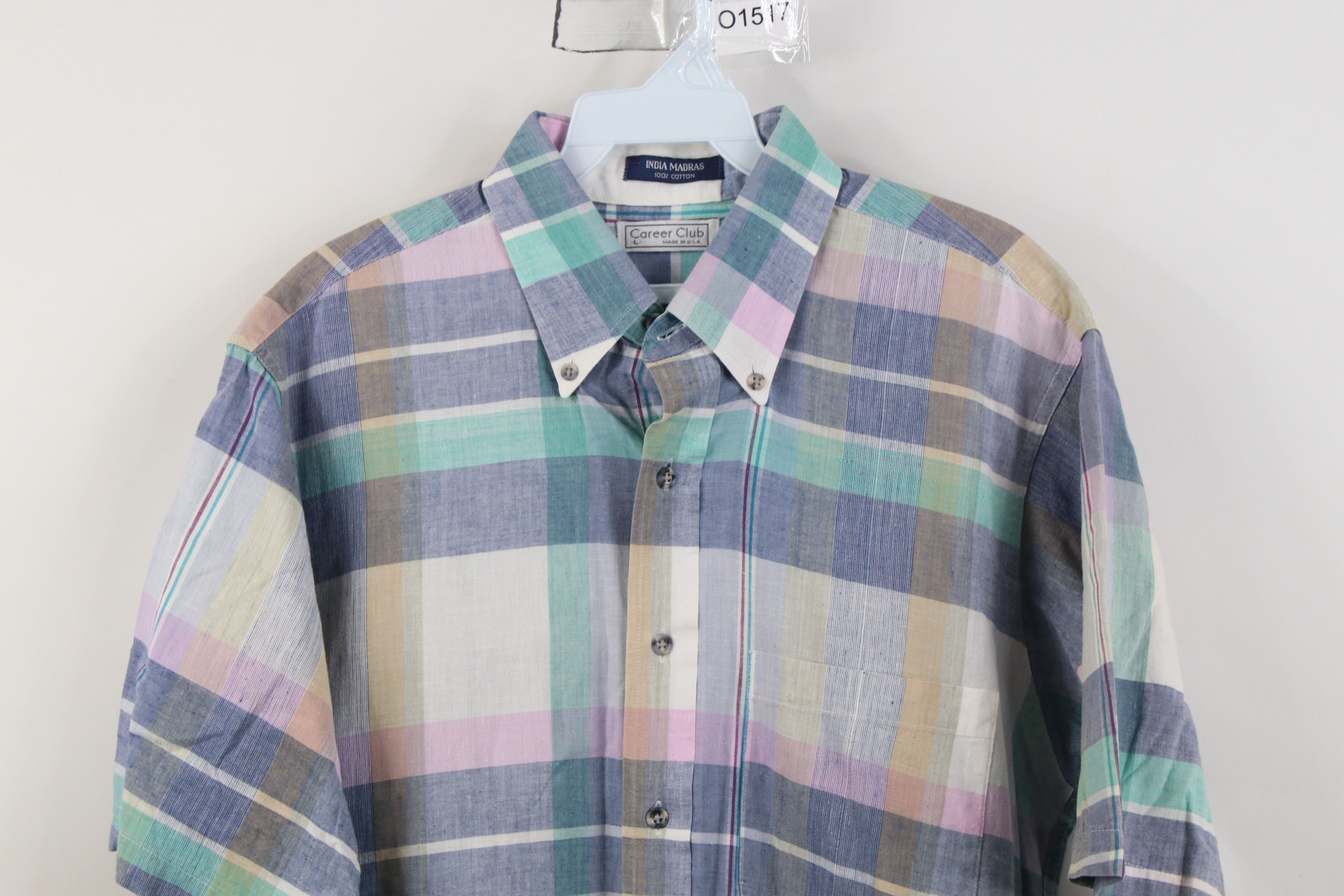 Vintage Vintage 80s 90s Streetwear Short Sleeve Button Shirt USA Size US L / EU 52-54 / 3 - 2 Thumbnail