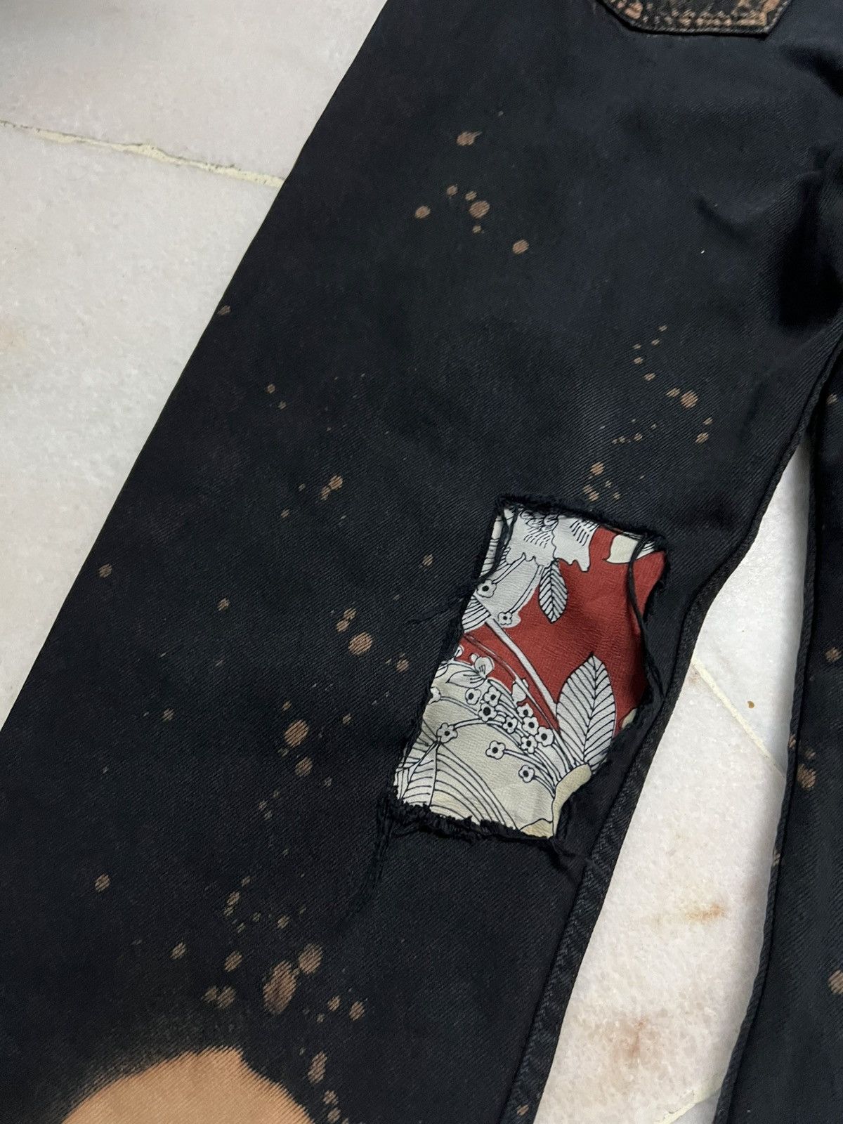 Levi's 💥Insane 90’s Levis 501 Distressed Black Jeans Size US 30 / EU 46 - 18 Thumbnail