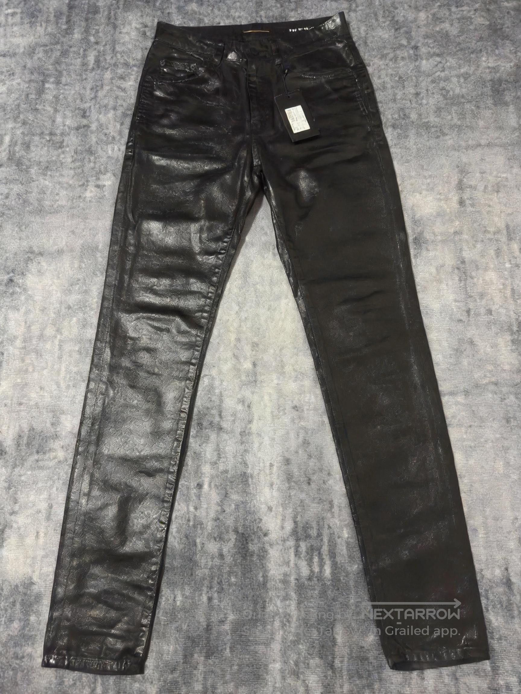 Saint Laurent Wax Jeans | Grailed
