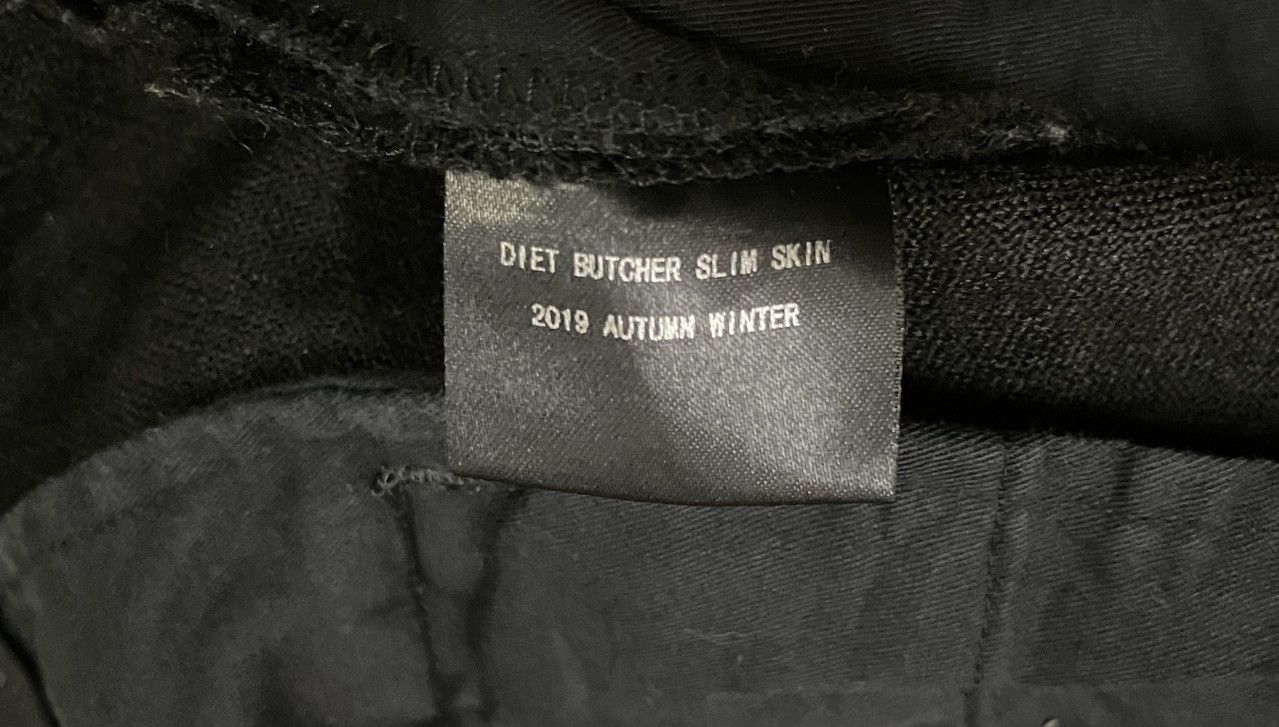 Diet Butcher Slim Skin AW19 Rare Design Diet Butcher Slim Skin Cropped Wool Pants Size US 27 - 8 Thumbnail