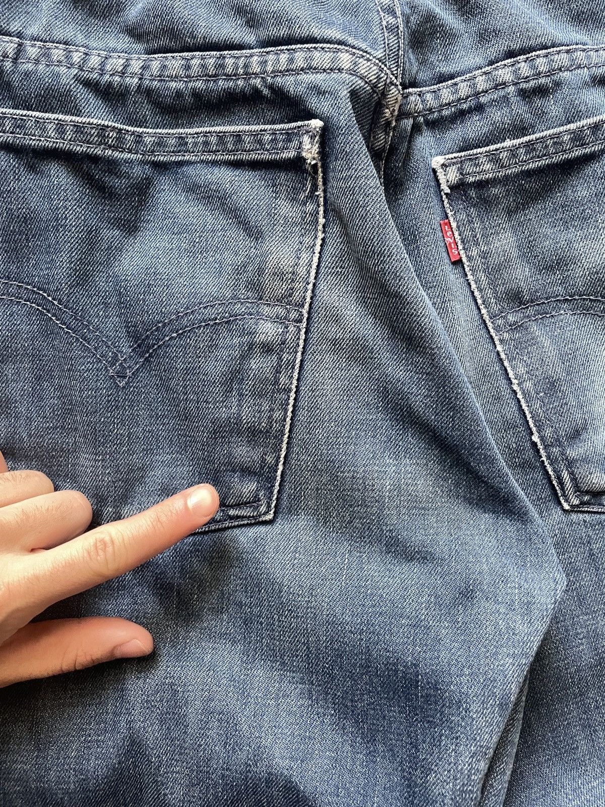 Levi's Vintage 90s Levi's Sta-Prest Blue Denim Jeans Pants Size US 34 / EU 50 - 10 Thumbnail