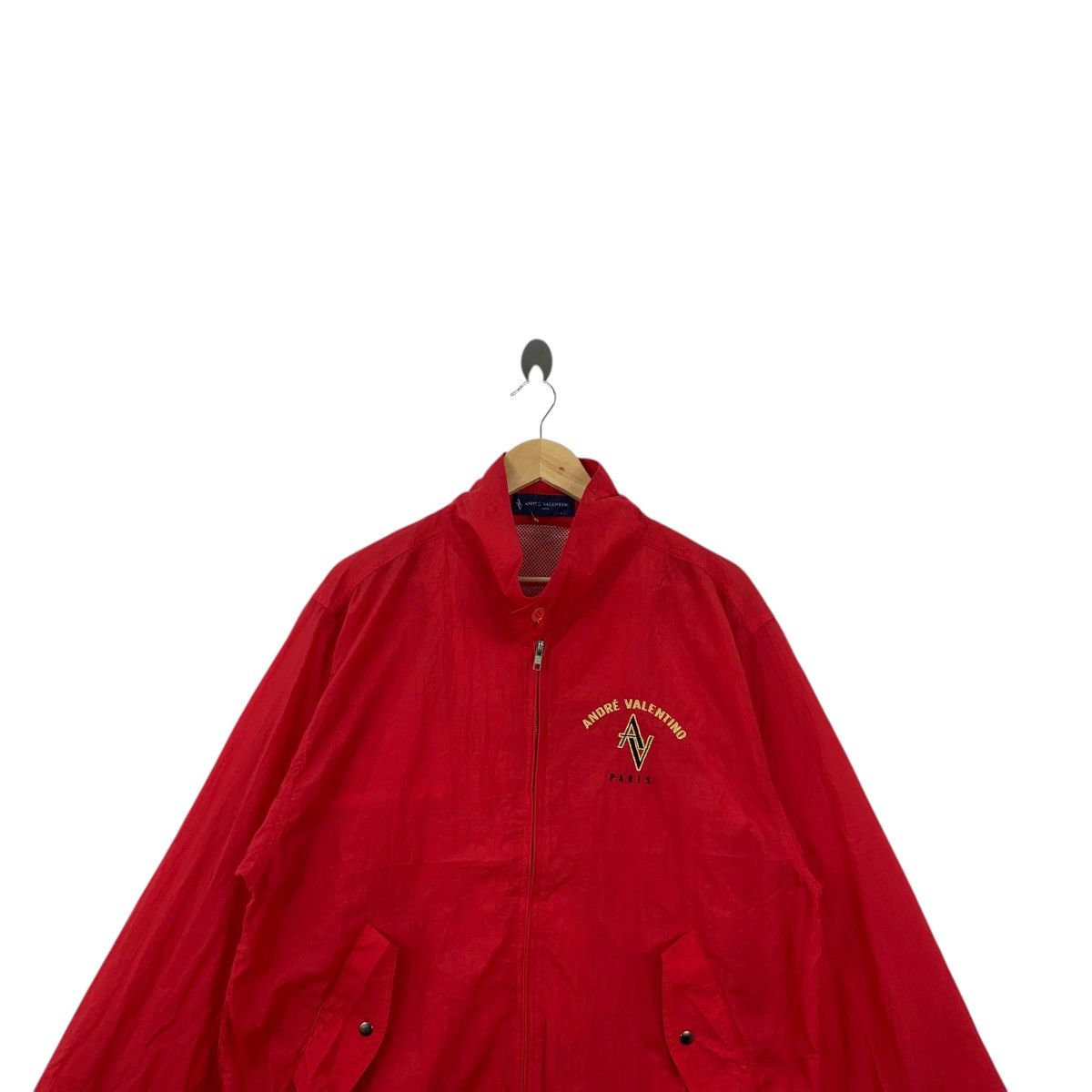 Vintage Vintage ANDRE VALENTINO PARIS Collection Red Jacket Size M / US 6-8 / IT 42-44 - 2 Thumbnail