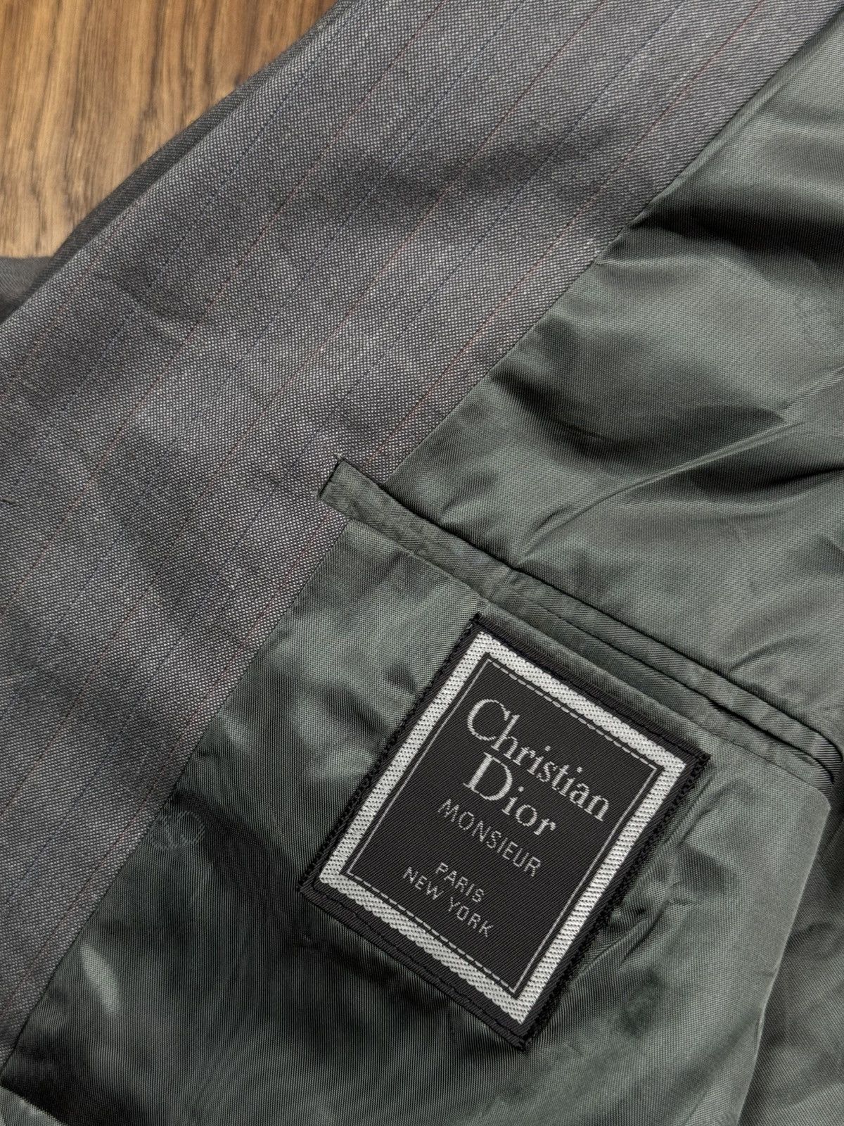 Christian Dior Monsieur Vintage wool blazer Christian Dior original luxury item Size 46L - 2 Thumbnail