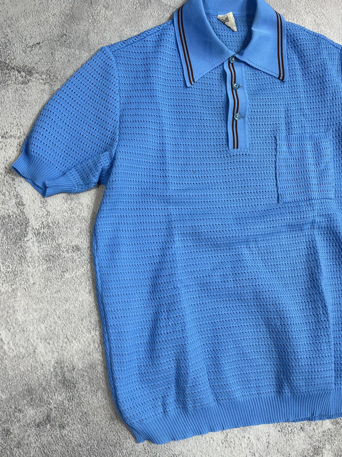 Vintage Vintage 90s Mesh golf 1/4 polo tee old money size L Size US L / EU 52-54 / 3 - 2 Thumbnail