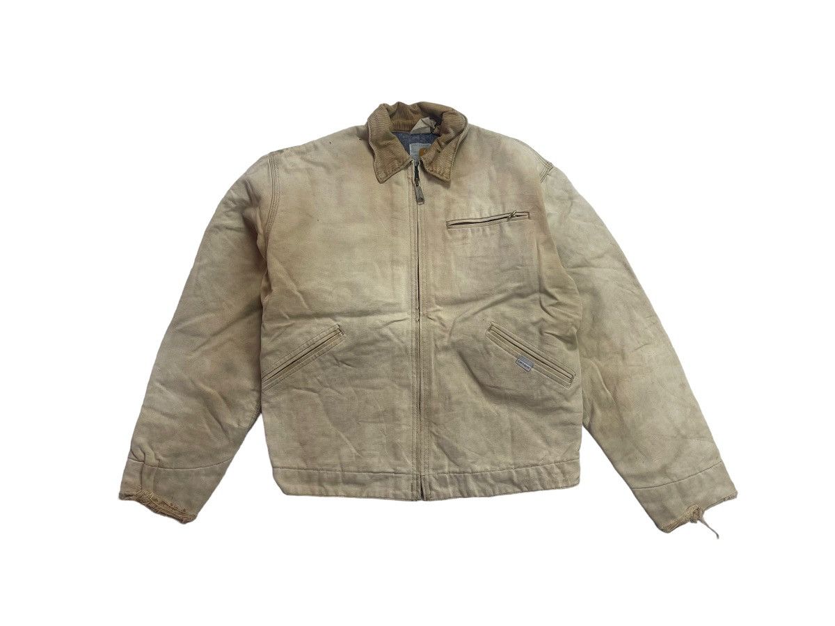 image of Carhartt Destroit Jacket 100 Year 80’S in Brown, Men's (Size Medium)