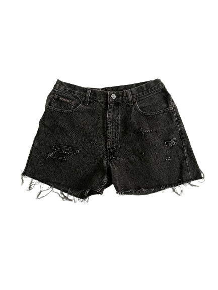 Calvin Klein CALVIN KLEIN Jean's Short Distressed Style Size 28" / US 6 / IT 42 - 1 Thumbnail