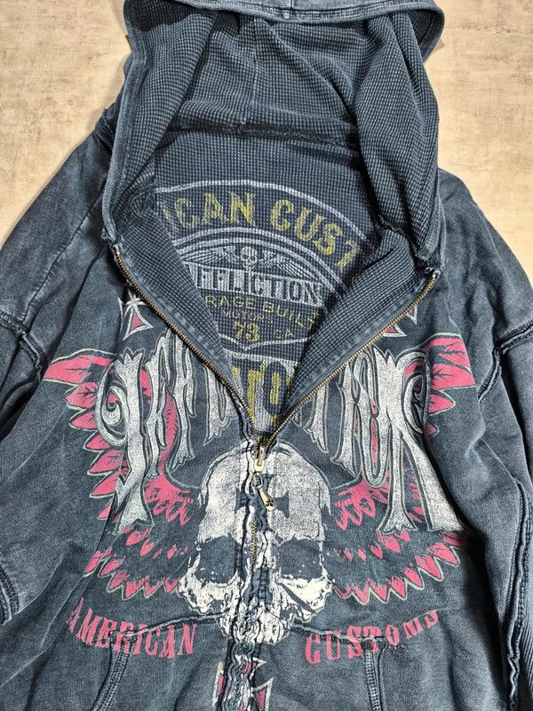 Affliction 2x oversize affliction hoodie reversibile Size US XXL / EU 58 / 5 - 6 Thumbnail