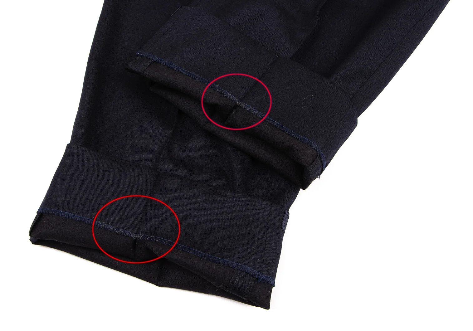 Dries Van Noten Wool Two-Tuck Pants in Navy Size 46 Size US 30 / EU 46 - 7 Thumbnail