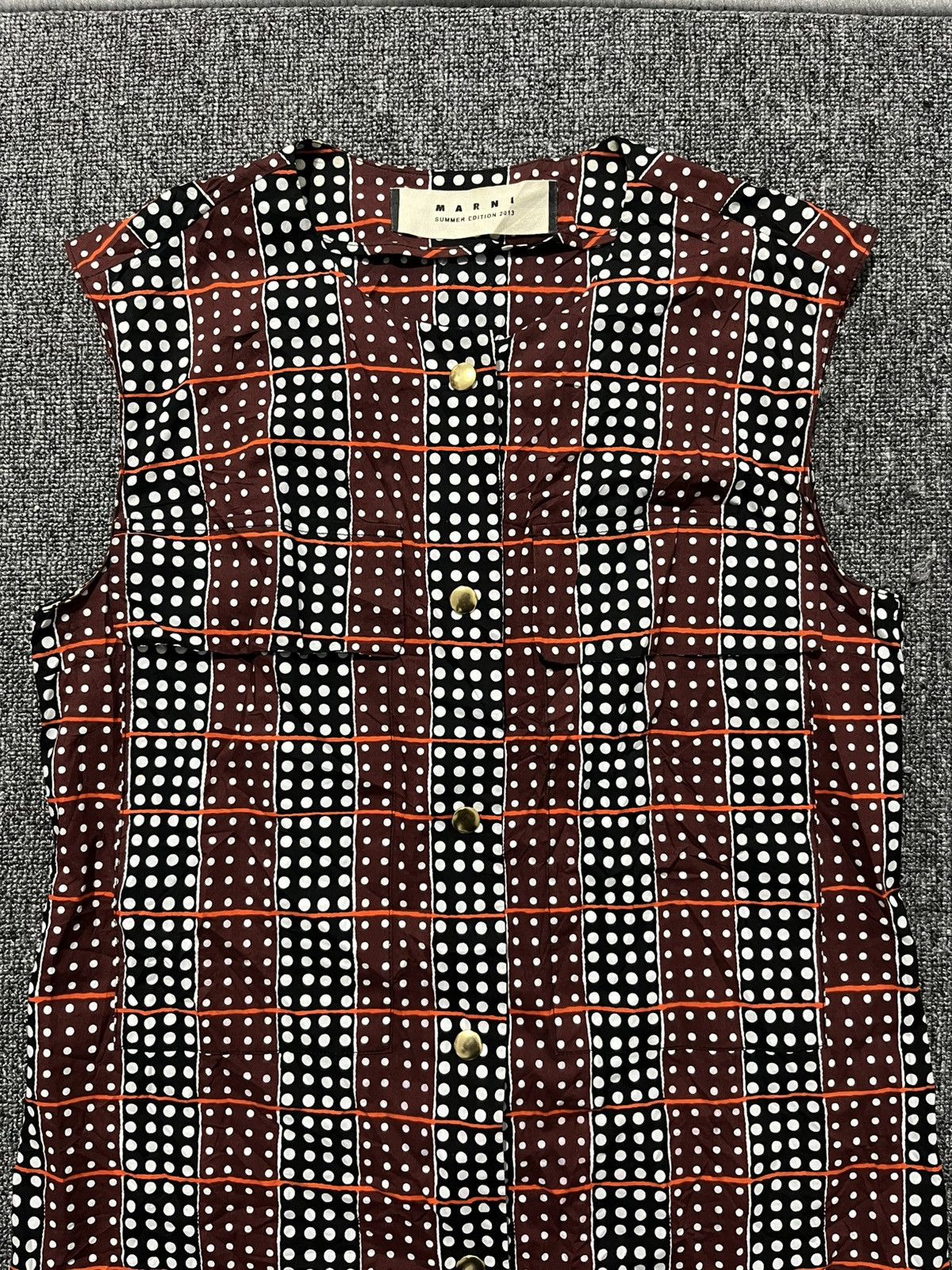 Marni MARNI Summer 2013 plaid dress Size S / US 4 / IT 40 - 2 Thumbnail