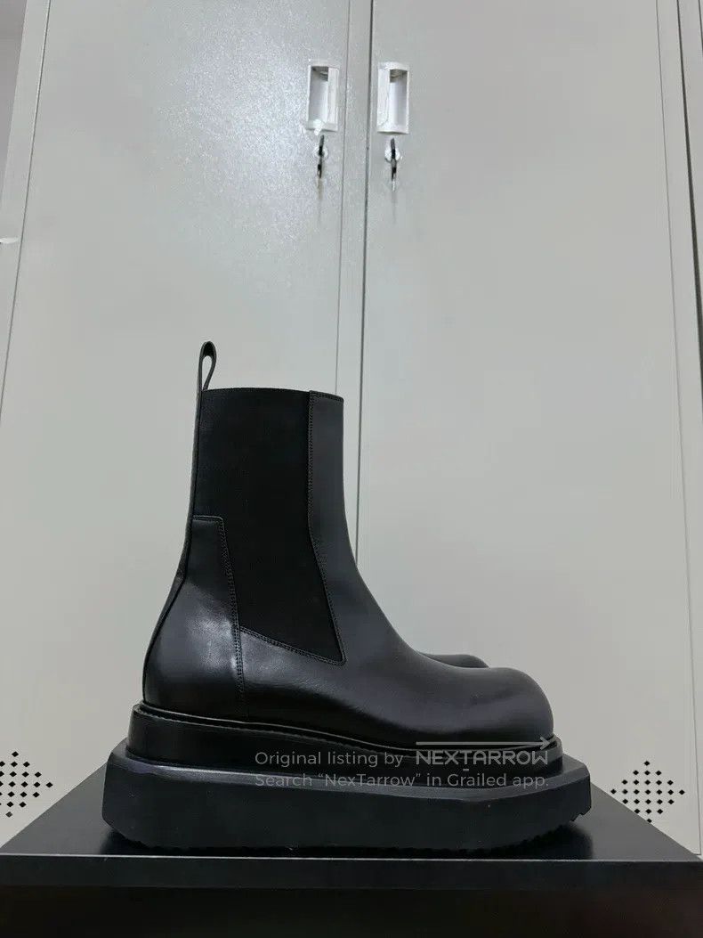 Rick Owens Rick Owens Top Tier Coffin Sole Chelsea Boots Size US 8.5 / EU 41-42 - 3 Thumbnail