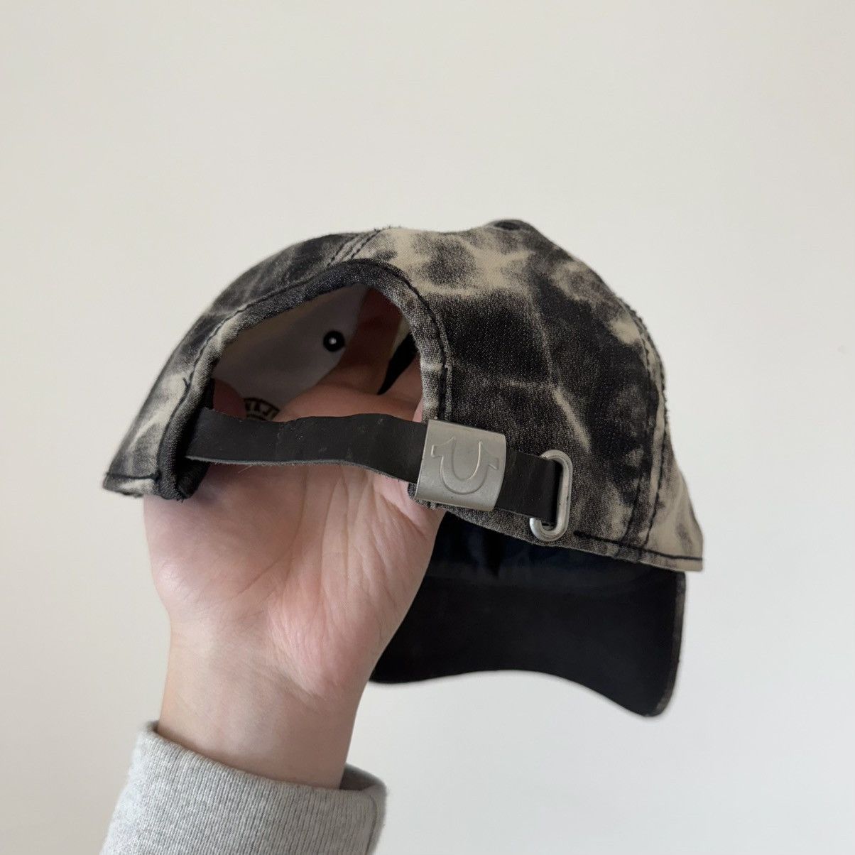 True Religion Vtg True Religion Marble Dyed Baseball Cap Strapback Hat Size ONE SIZE - 8 Thumbnail