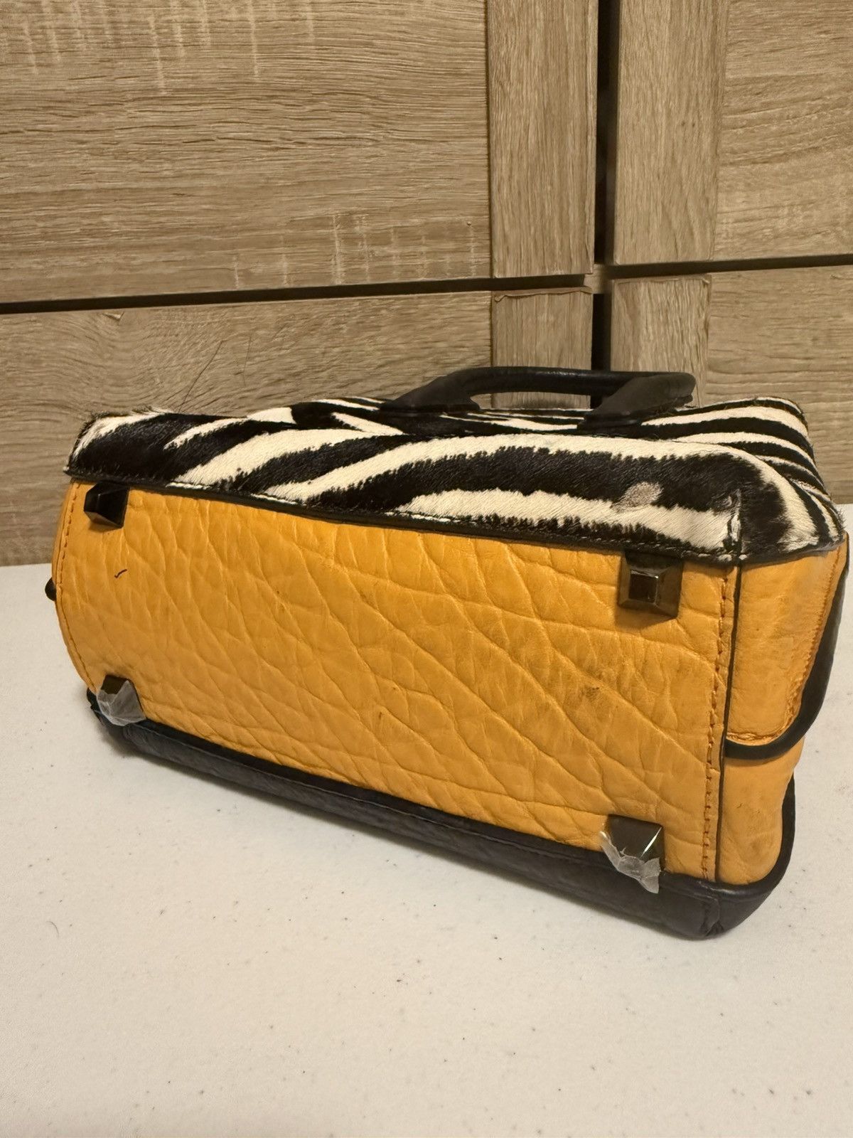 MCM MCM Calfskin Pony Hair Zebra Print Tri color Mini Milla Bag Size ONE SIZE - 11 Thumbnail