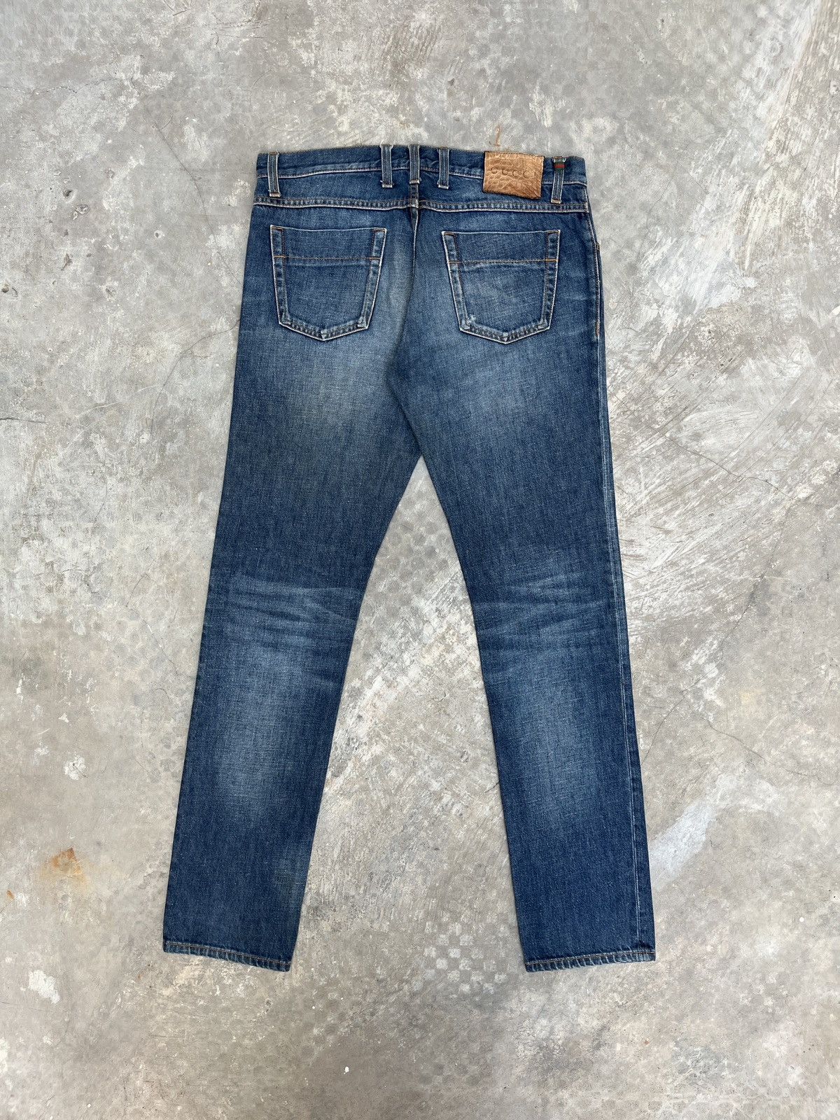 Gucci Gucci Demna Horsebit Washed Denim Jean | Grailed