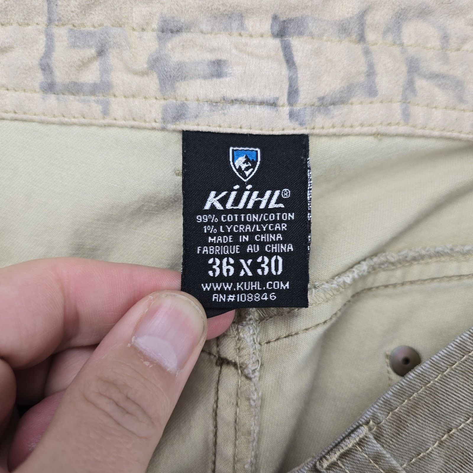 Kuhl Kuhl Easy Rydr Pants Men 36x28 Vintage Patina Hiking Outdoor Size US 36 / EU 52 - 6 Thumbnail