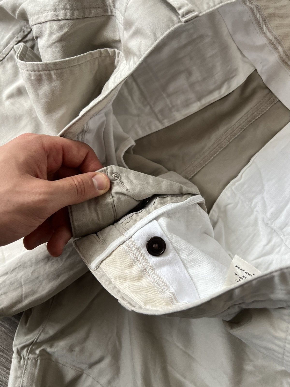 Acne Studios × Vintage ‼️Rare Acne Studios Seymour Satin PSS15 Cotton Shorts‼️ Size US 36 / EU 52 - 13 Thumbnail