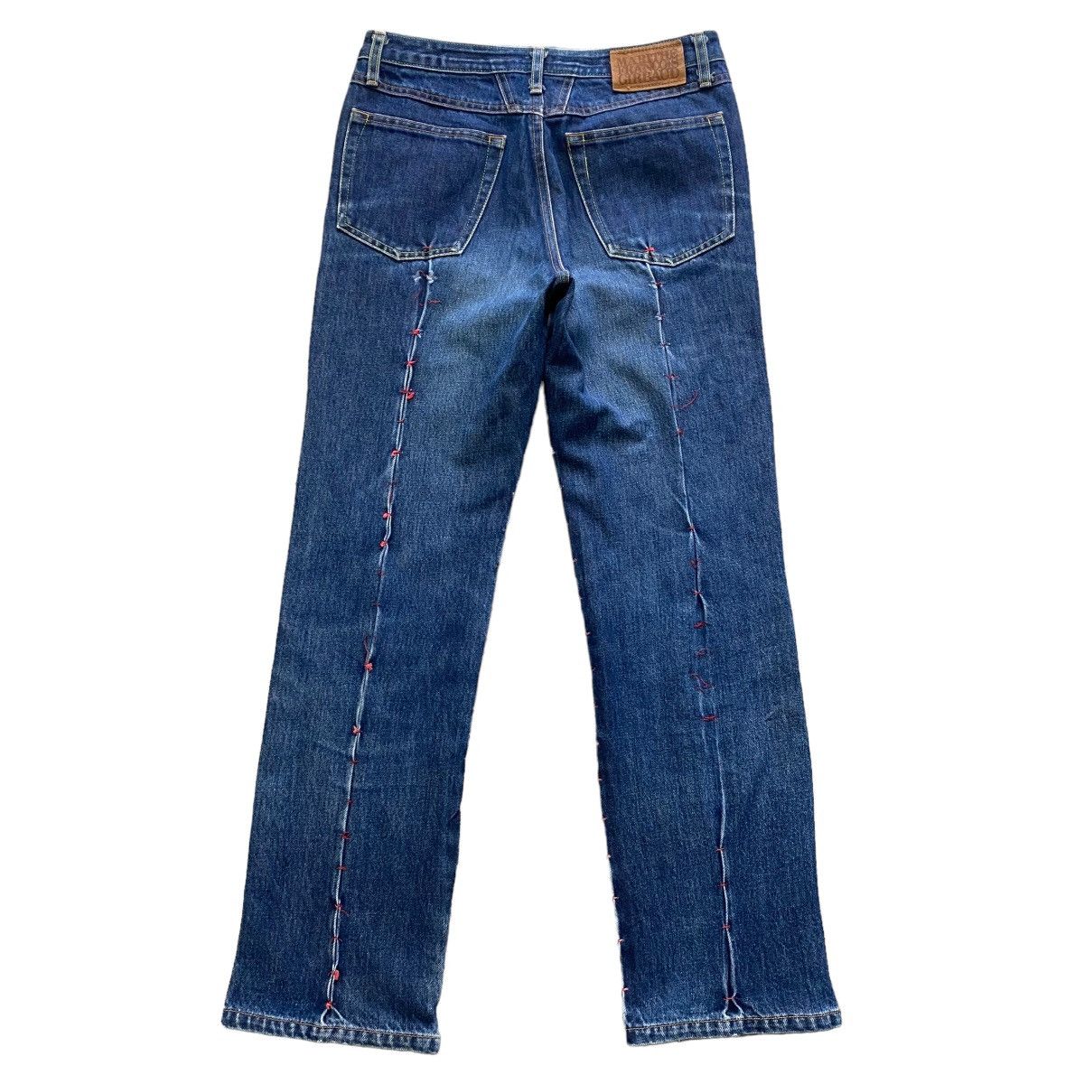 Marithe + Francois Girbaud Marithe Francois Girbaud Denim Bondage Jeans Size 28" / US 6 / IT 42 - 2 Thumbnail