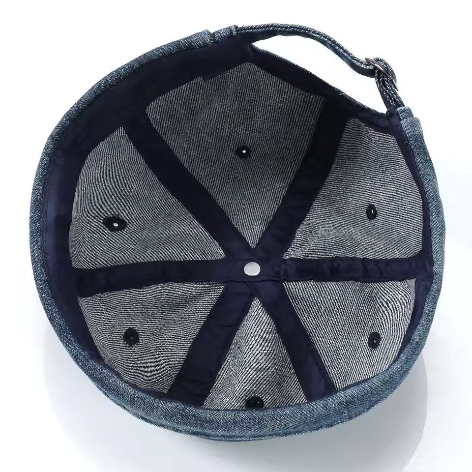 Japanese Brand Vintage Style Denim Brimless Melon Hat Size ONE SIZE - 2 Thumbnail