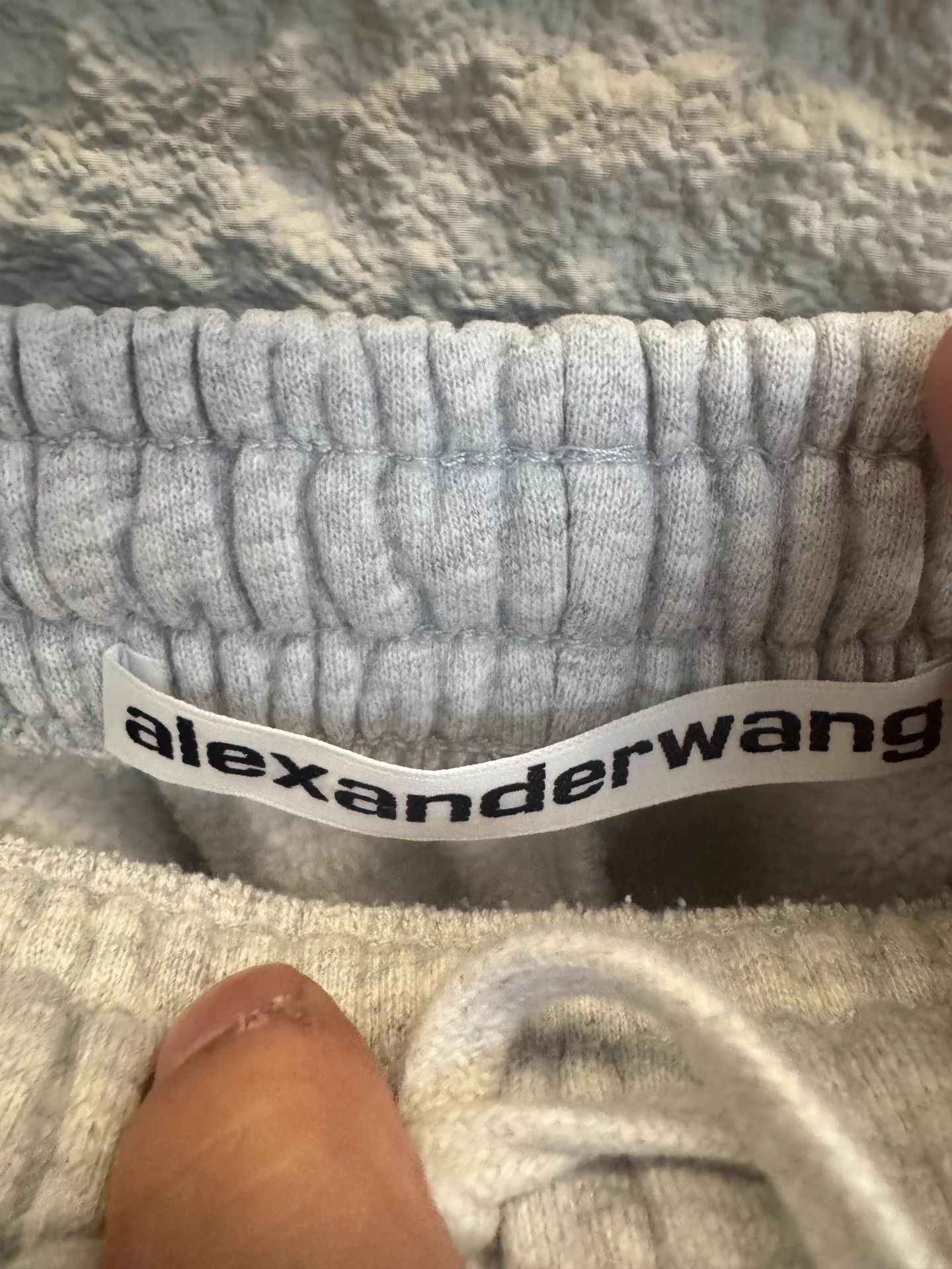 Alexander Wang alexanderwang gray embroidered logo sport shorts XS Size US 28 / EU 44 - 3 Thumbnail