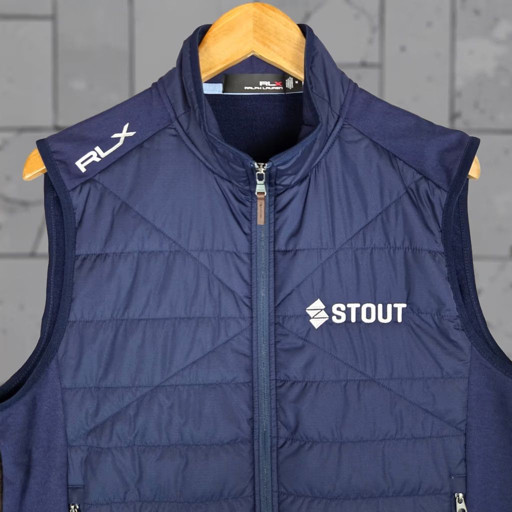 RLX Ralph Lauren RLX Ralph Lauren Vest Mens M Blue Insulated Wool Hybrid Full Zip Stout Investing Size US M / EU 48-50 / 2 - 1 Thumbnail