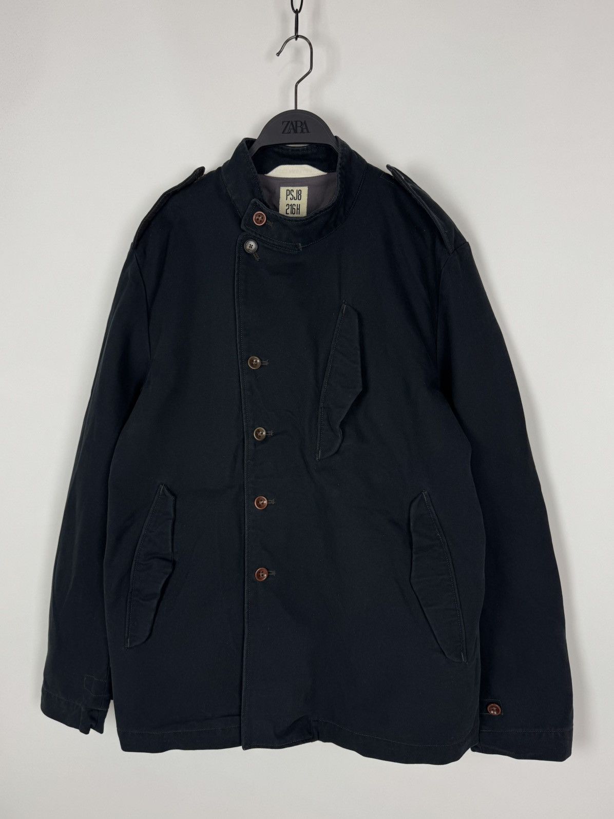 Paul Smith PAJ8 216H Paul Smith Jeans Military Style Jacket Size US L / EU 52-54 / 3 - 4 Thumbnail
