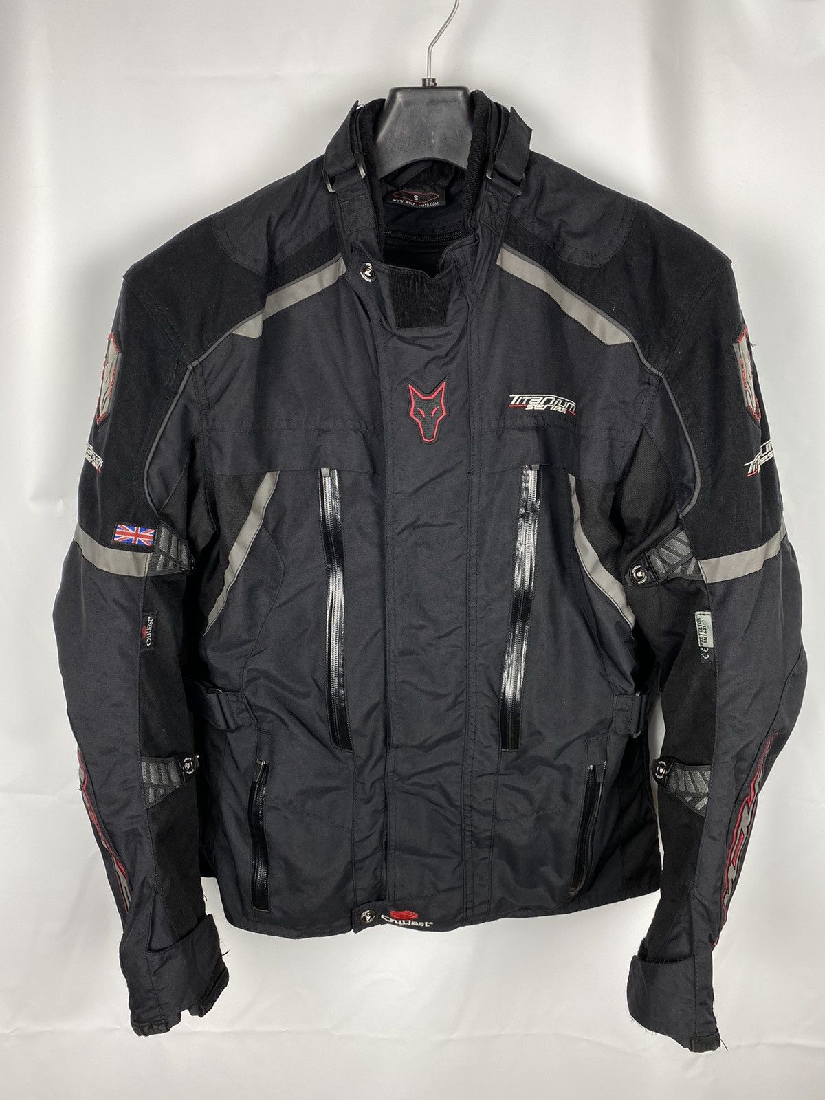 Designer Wolf Titanium Outlast Men Motorcycle Motorbike Jacket size S Size US S / EU 44-46 / 1 - 1 Thumbnail