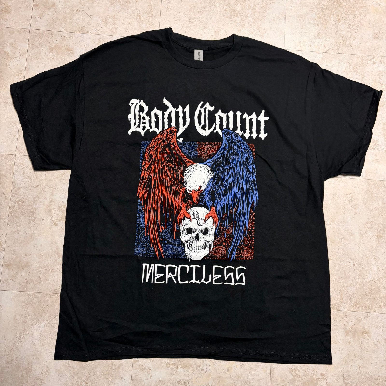 Gildan Body Count Eagle T-Shirt Ice T Hardcore Size US XL / EU 56 / 4 - 1 Thumbnail
