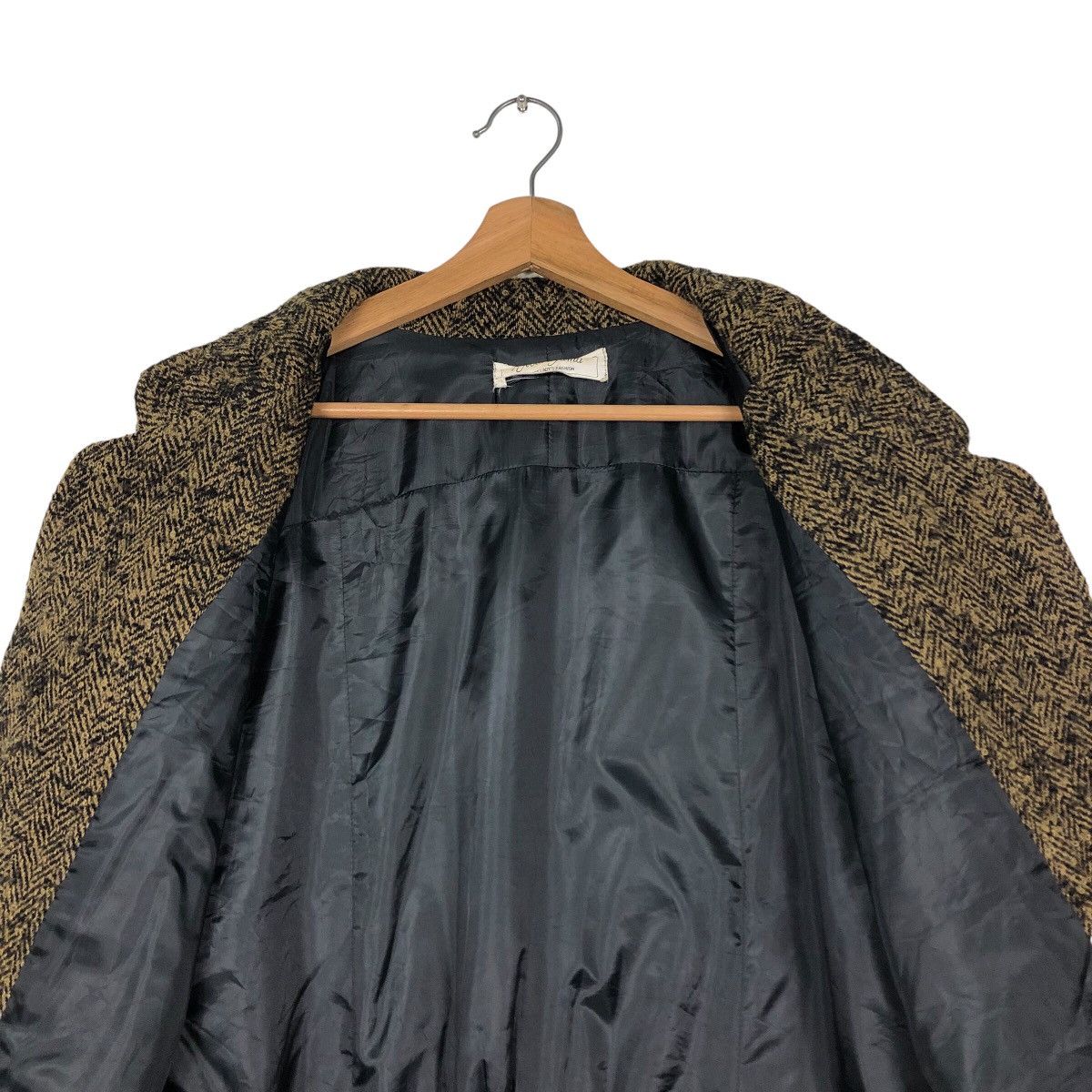 Japanese Brand 📌Vintage Wool Herringbone Bomber Jacket Murayama Kapital Size US M / EU 48-50 / 2 - 15 Thumbnail