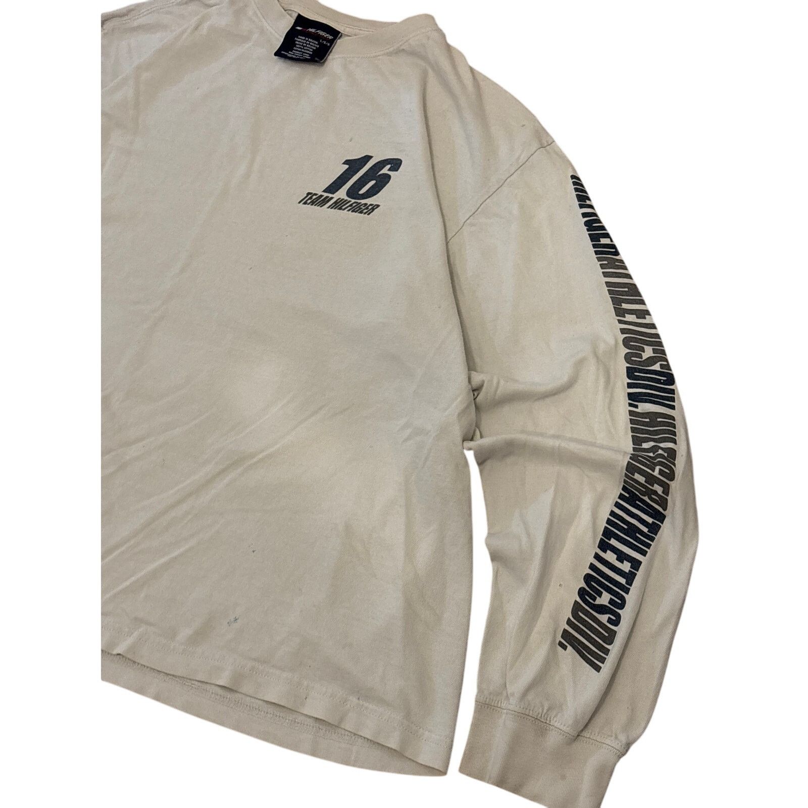 Tommy Hilfiger Y2K thrashed Team Tommy Hilfiger Athletics div. 16 shirt L Size US L / EU 52-54 / 3 - 3 Thumbnail