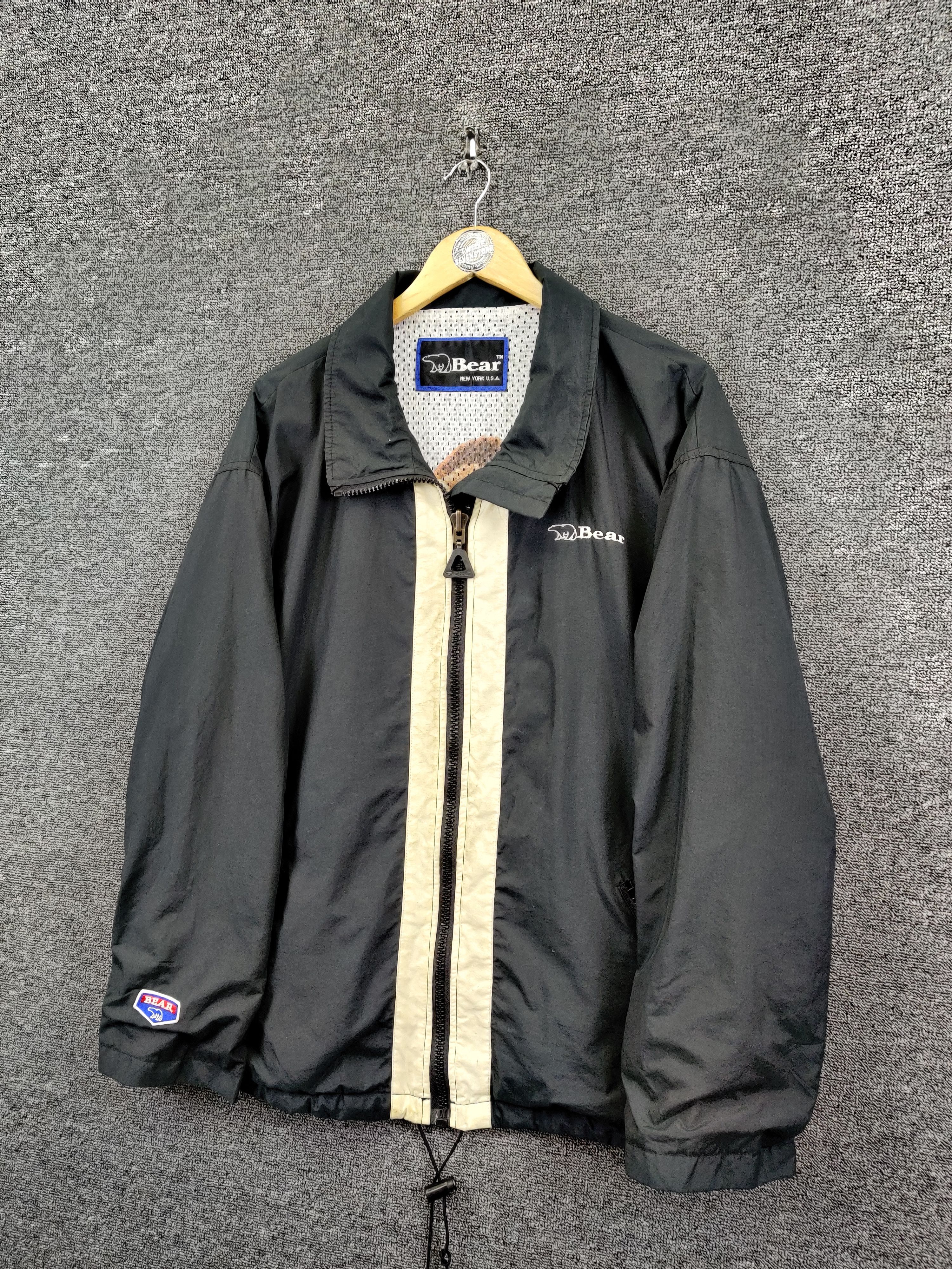 Vintage Vintage 90s Bear New York U.S.A Windbreaker Jacket Size US S / EU 44-46 / 1 - 2 Thumbnail