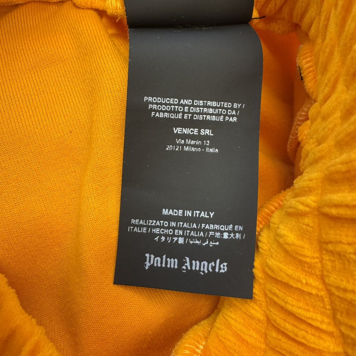 Palm Angels Palm Angels Tie Dye Tape Chenille Track Pants Orange Size US 34 / EU 50 - 9 Thumbnail
