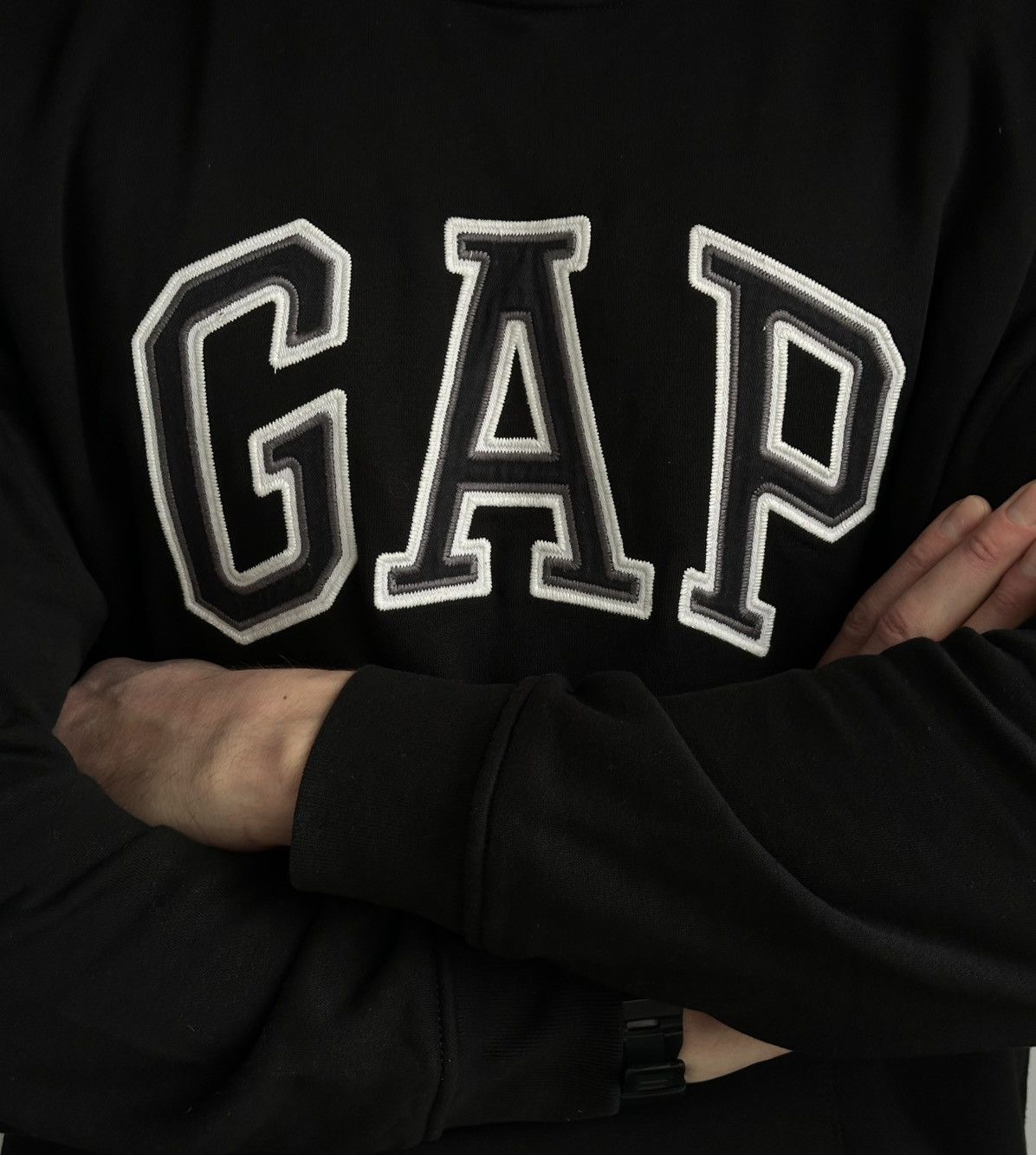 Gap GAP Hoodie Black Mens Hooded Size XL Size US XL / EU 56 / 4 - 3 Thumbnail