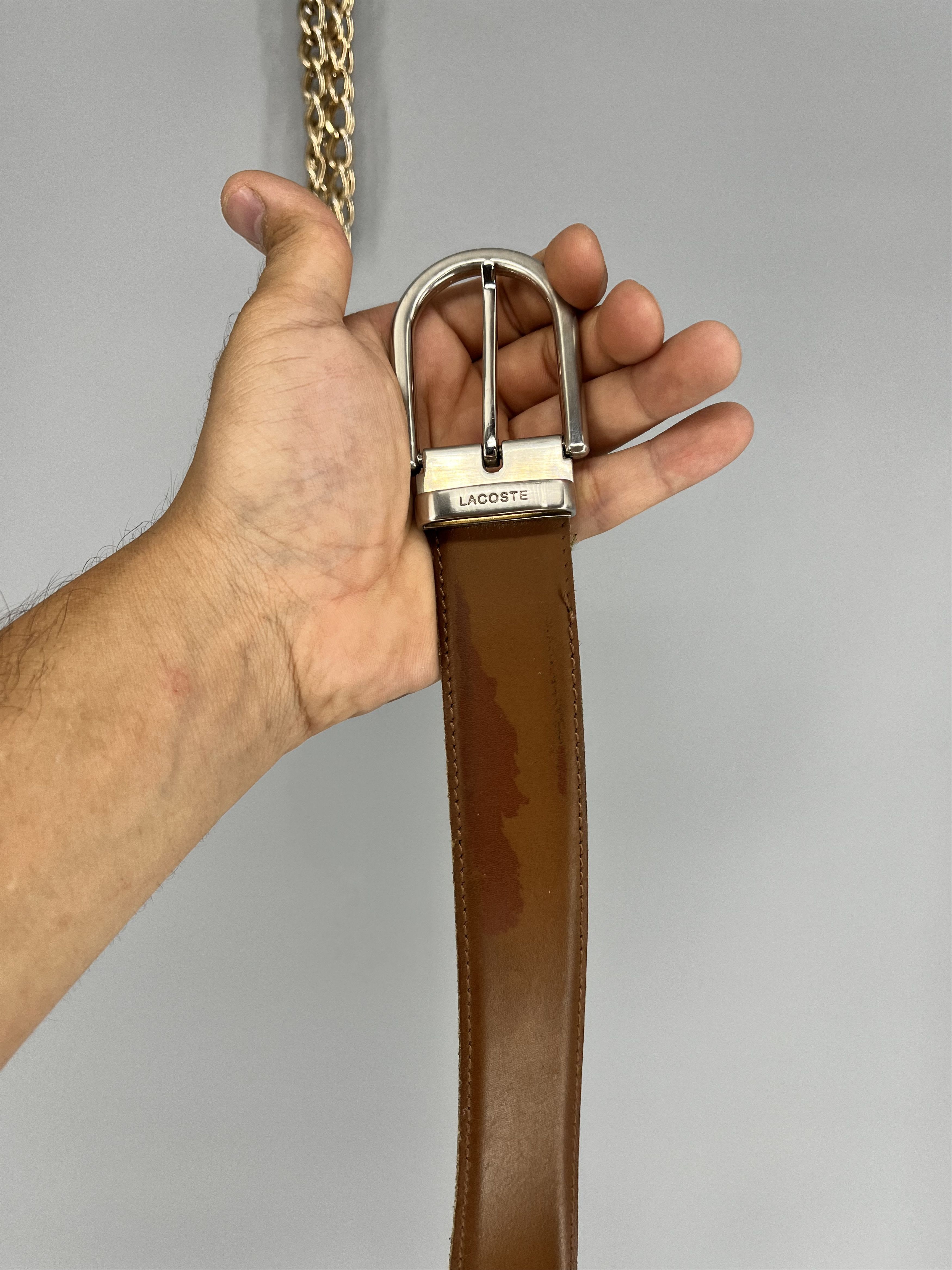Lacoste Vintage Y2K Reversible Vintage Lacoste Belt Size ONE SIZE - 2 Thumbnail