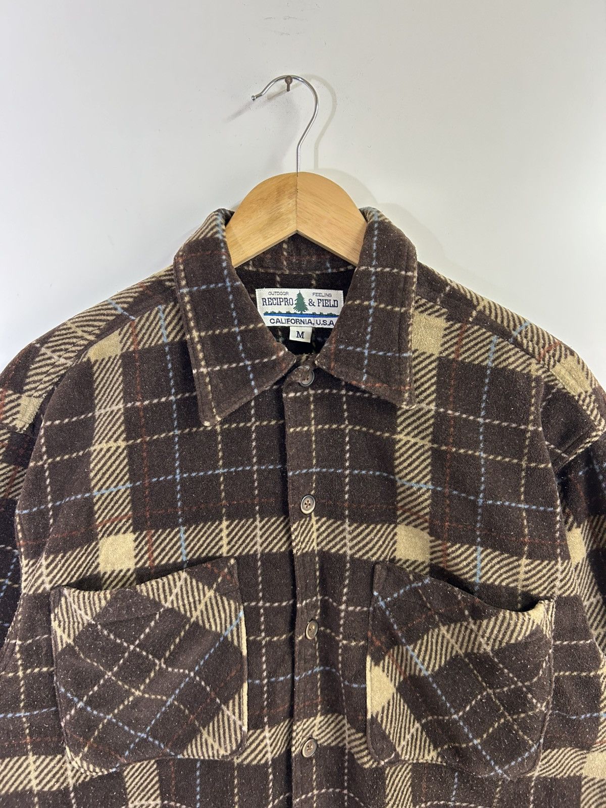 Vintage ⚡️Vintage Recipro & Field Flannel Button Shirt Jacket Size US M / EU 48-50 / 2 - 4 Thumbnail