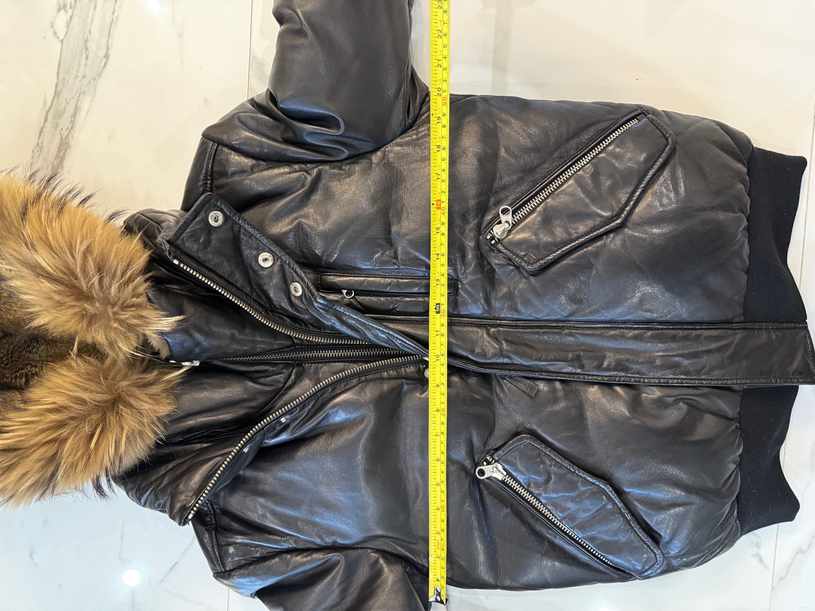 Mackage Mackage Glen Leather Down Bomber Size US S / EU 44-46 / 1 - 9 Thumbnail