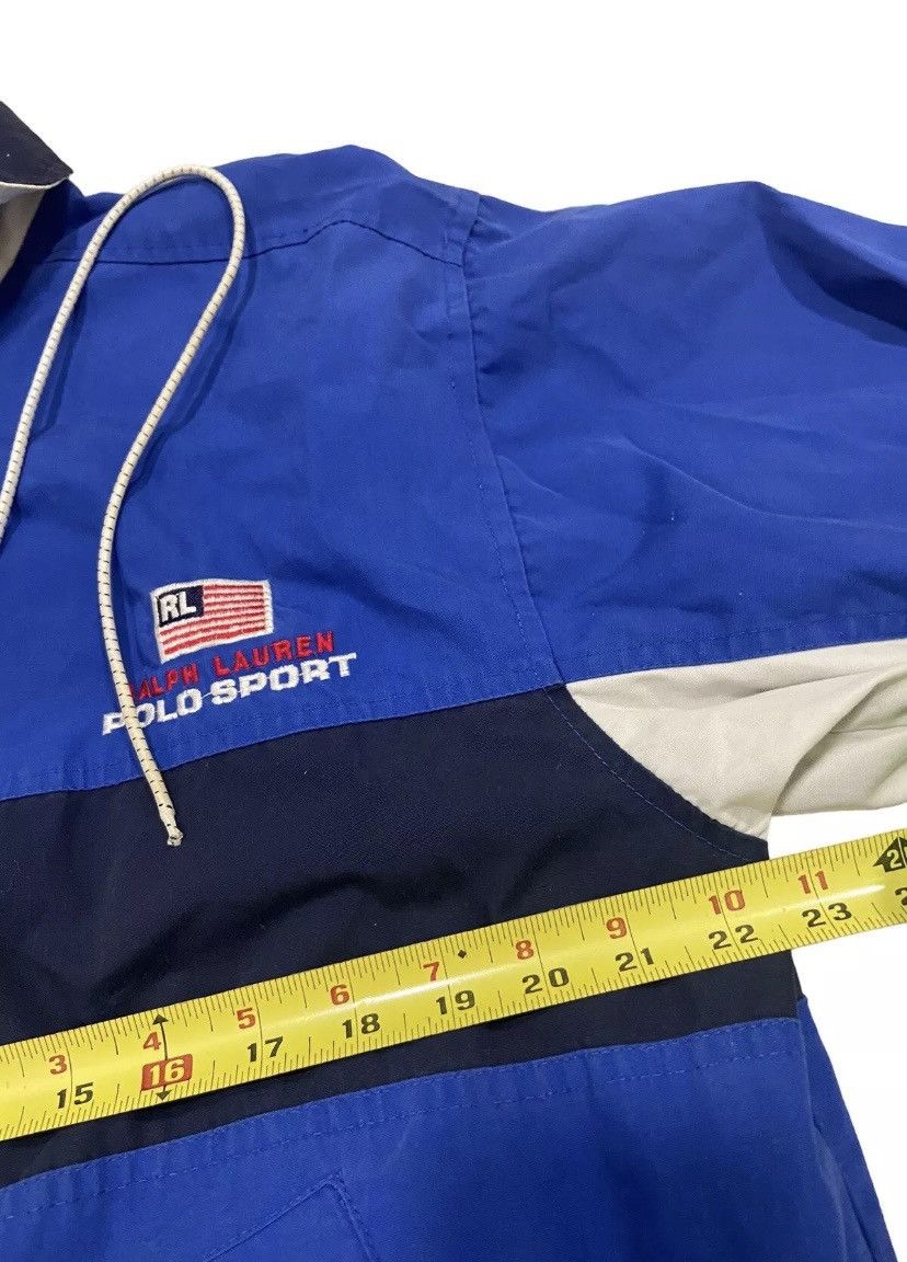 Polo Ralph Lauren × Ralph Lauren Sport × Vintage Vintage Polo Sport USA Flag Utility Full Zip Jacket Size L Size US L / EU 52-54 / 3 - 10 Thumbnail