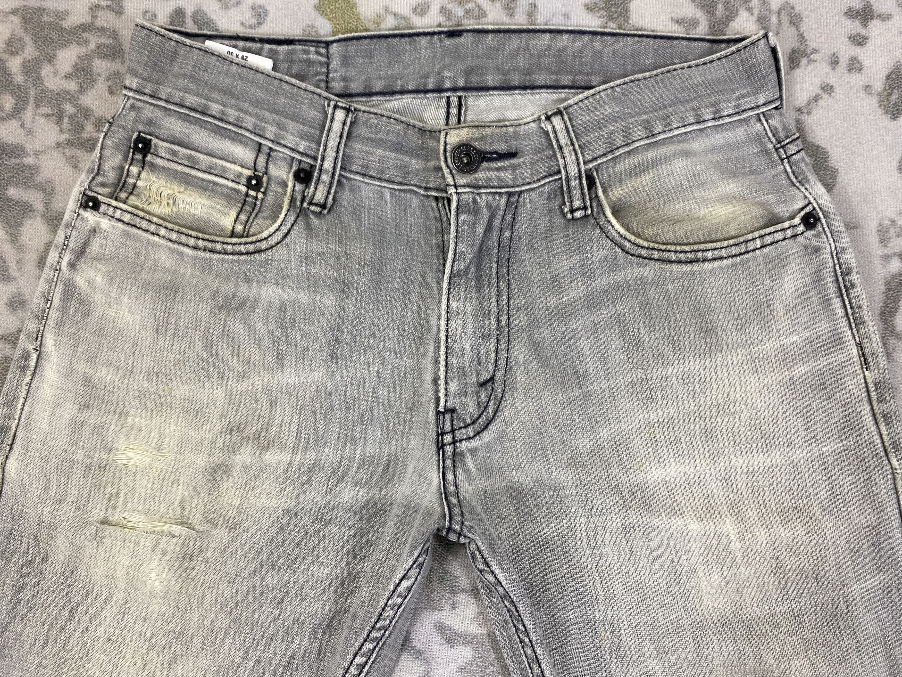 Levi's Grey Levi's 514 Jeans 29x29 Denim -JN2126 Size US 29 - 3 Thumbnail
