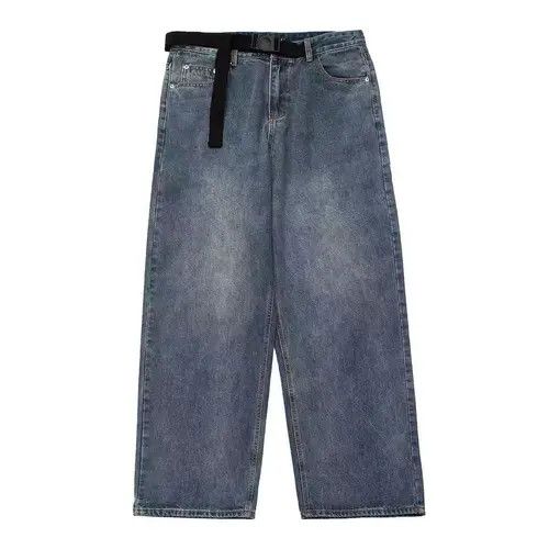 VIBE Vintage Wash Distressed Loose Fit Straight Jeans Size US 30 / EU 46 - 5 Thumbnail