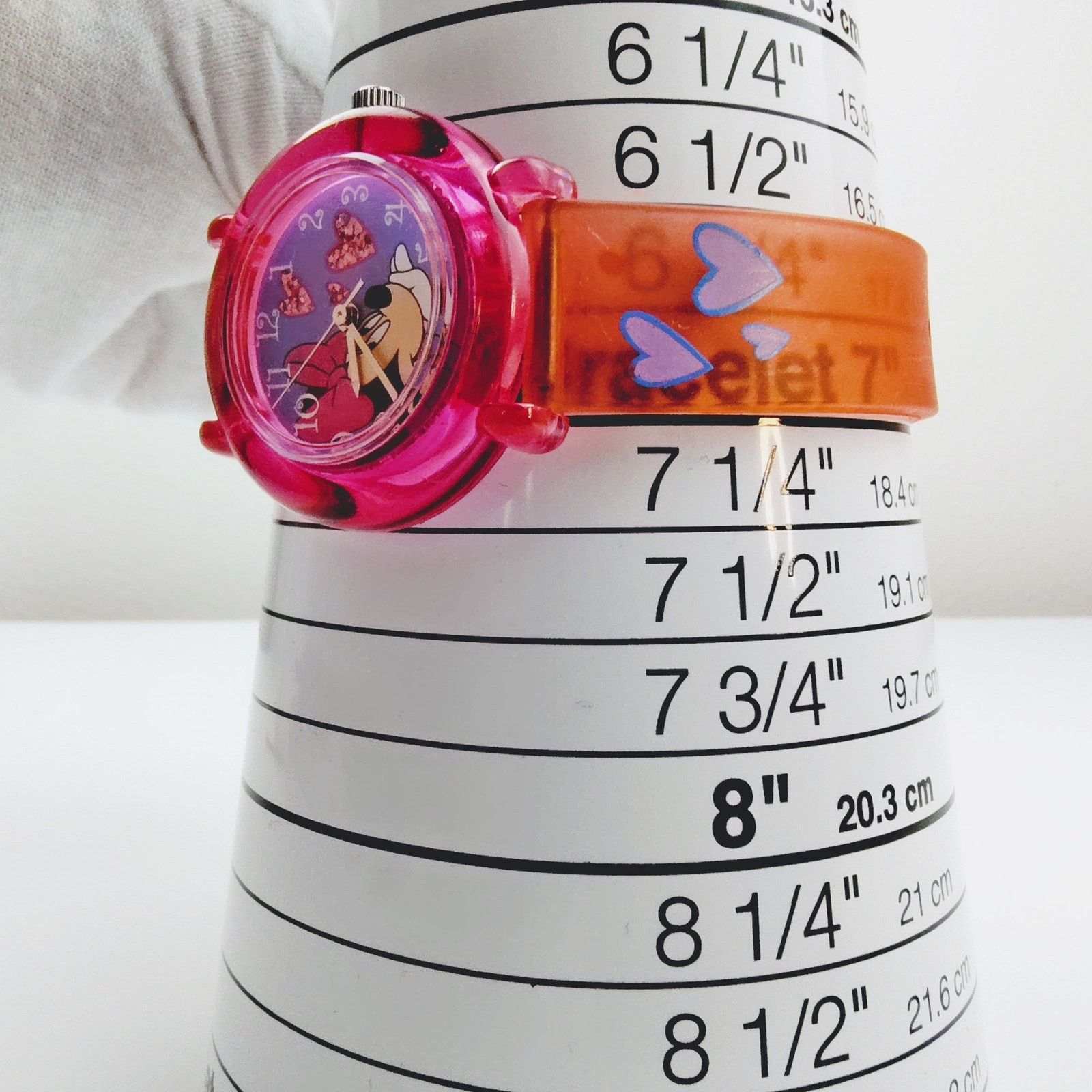 Disney Disney Minnie Mouse Red Plastic Watch with Hearts Size ONE SIZE - 9 Thumbnail